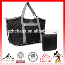 Bolso de viaje ligero de la bolsa de lona del viaje en bolsos plegables de la bolsa